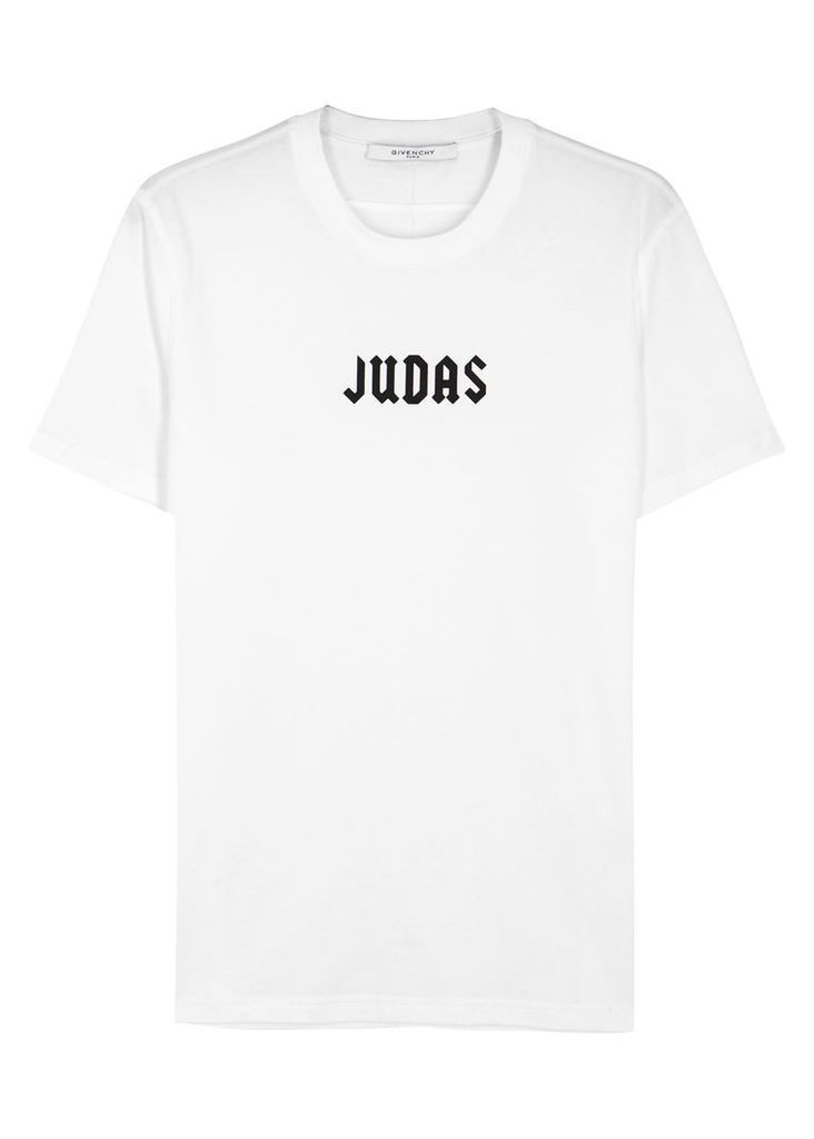 Givenchy White Judas Cotton T-shirt - Size M