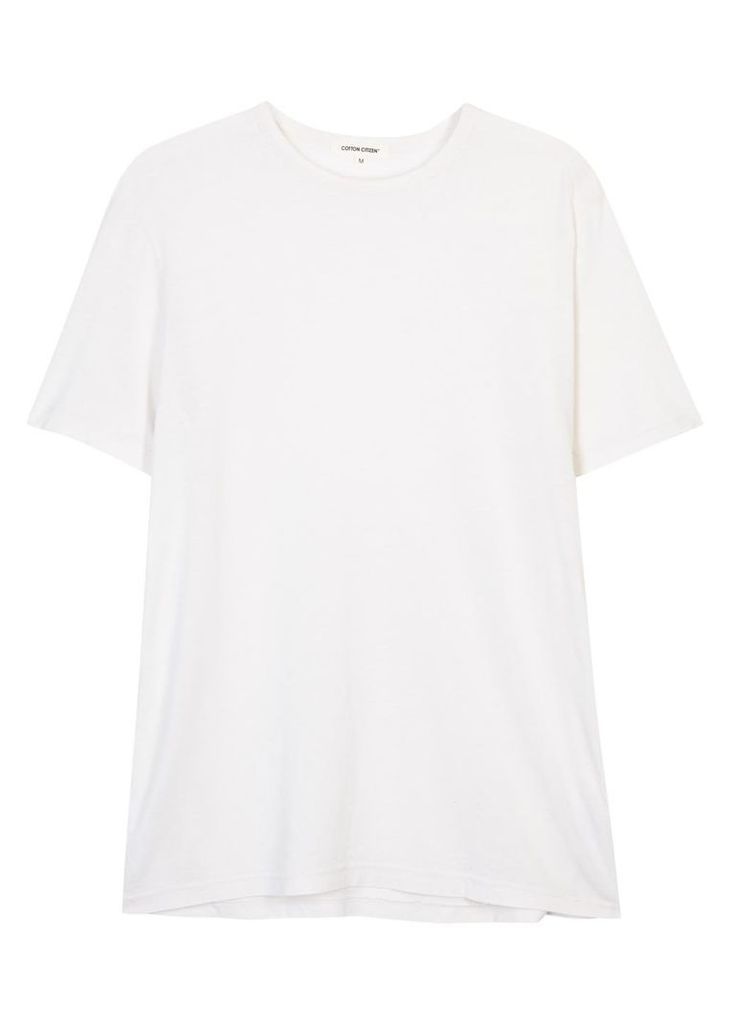 Cotton Citizen Classic Ivory Supima Cotton T-shirt - Size S