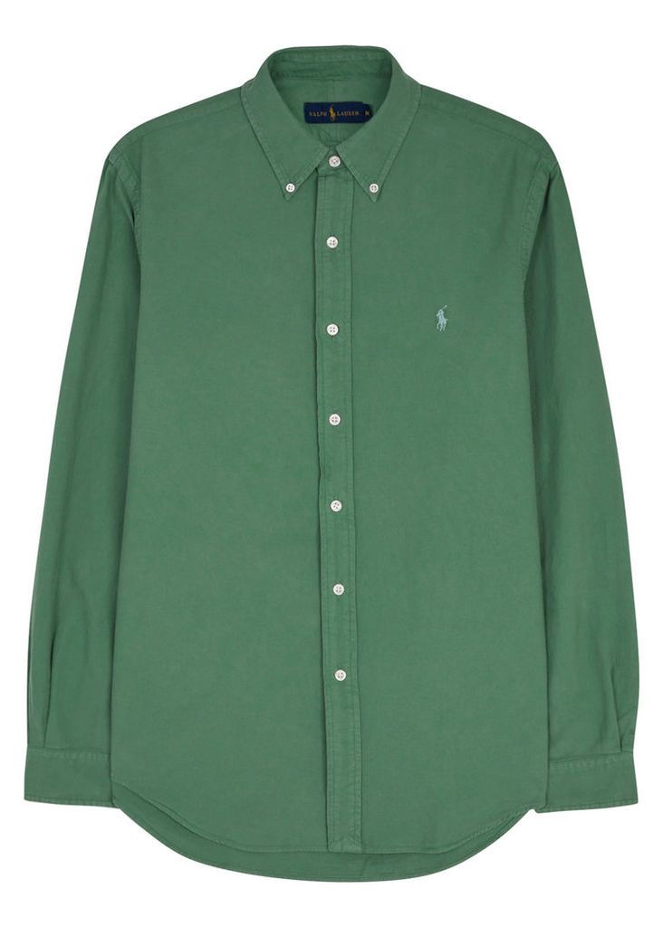 Polo Ralph Lauren Green Cotton Oxford Shirt - Size M