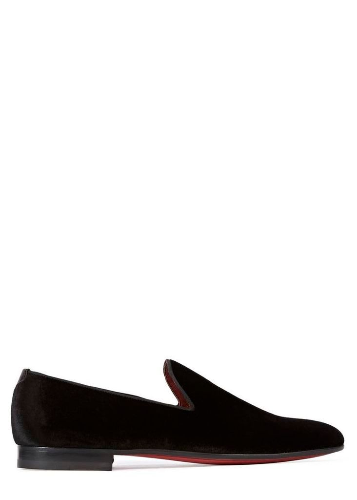 MAGNANNI Dorio Black Velvet Loafers - Size 6