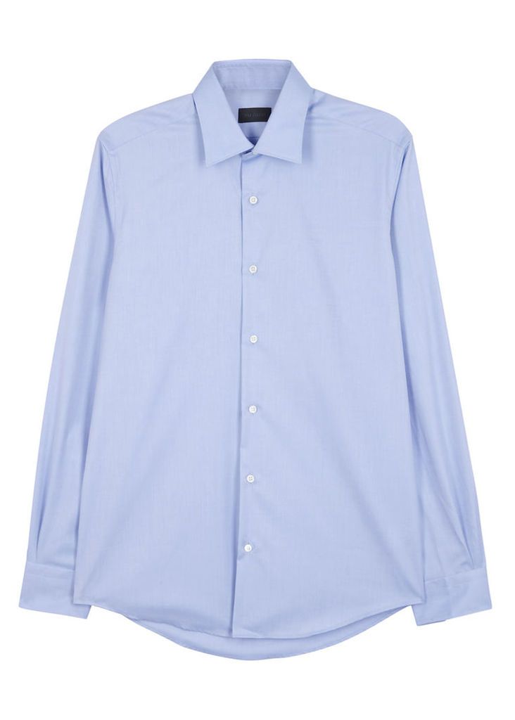 Pal Zileri Light Blue Cotton Shirt - Size 17