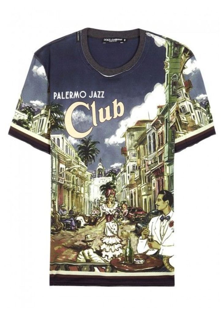 Dolce & Gabbana Printed Cotton T-shirt - Size 38