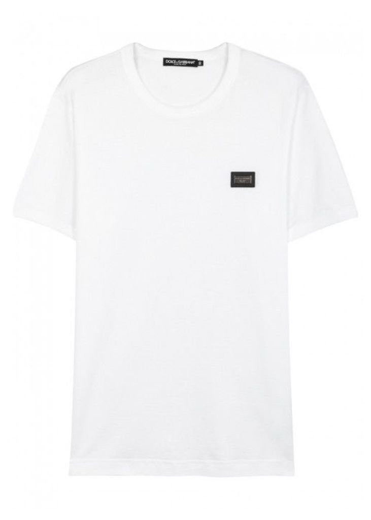 Dolce & Gabbana White Cotton T-shirt - Size 42