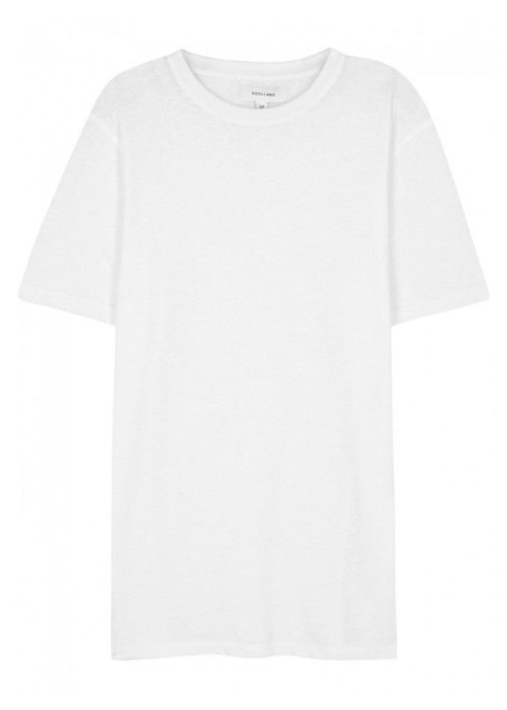 Soulland Airwrecka White Cotton Blend T-shirt - Size XL