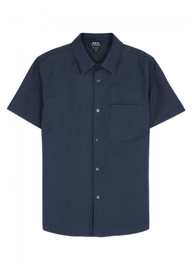 A.P.C. Bryan Cotton Blend Shirt - Size L
