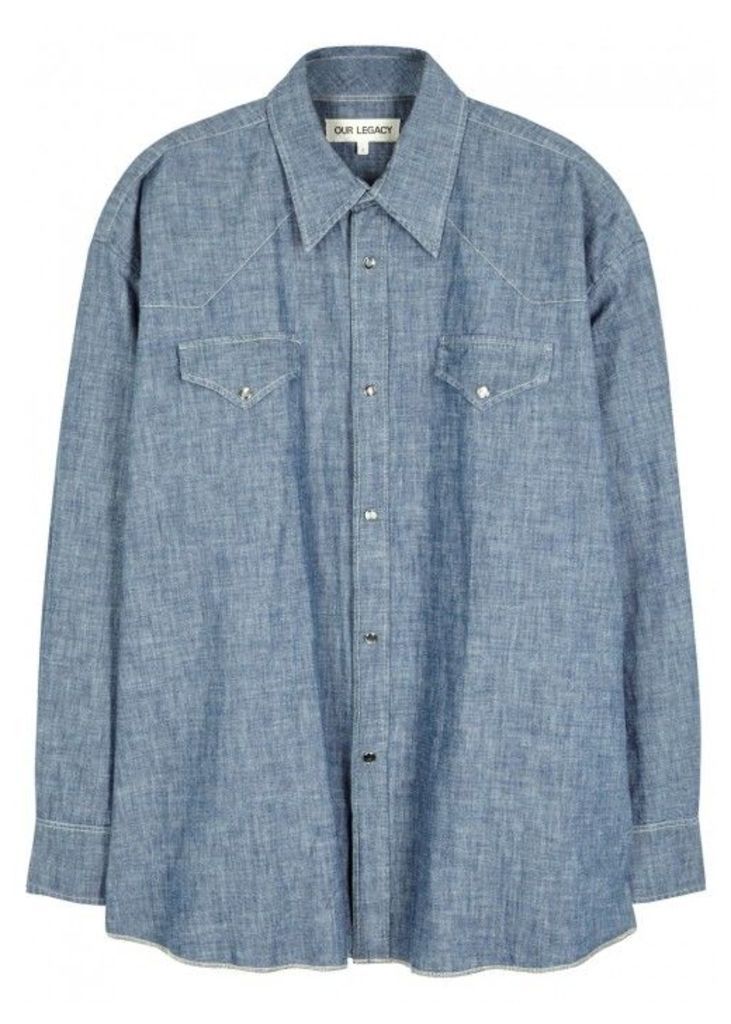 Our Legacy Blue Chambray Shirt - Size 1