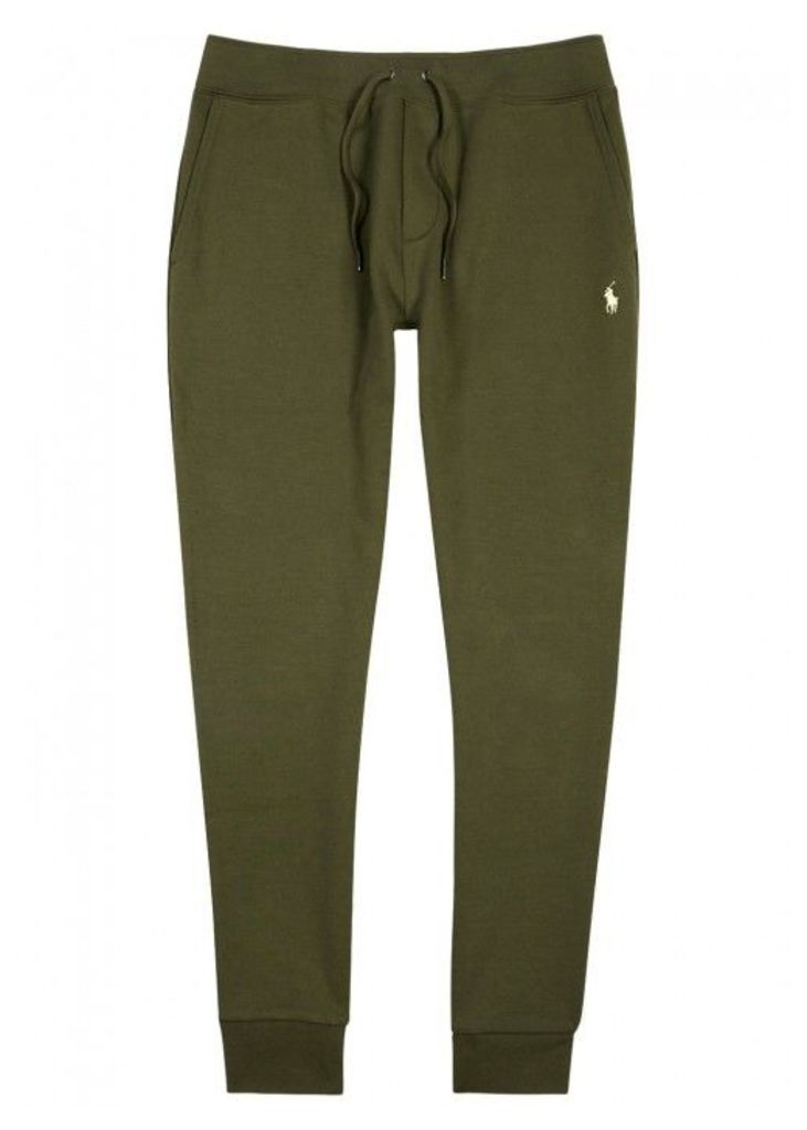Polo Ralph Lauren Olive Jersey Jogging Trousers - Size L