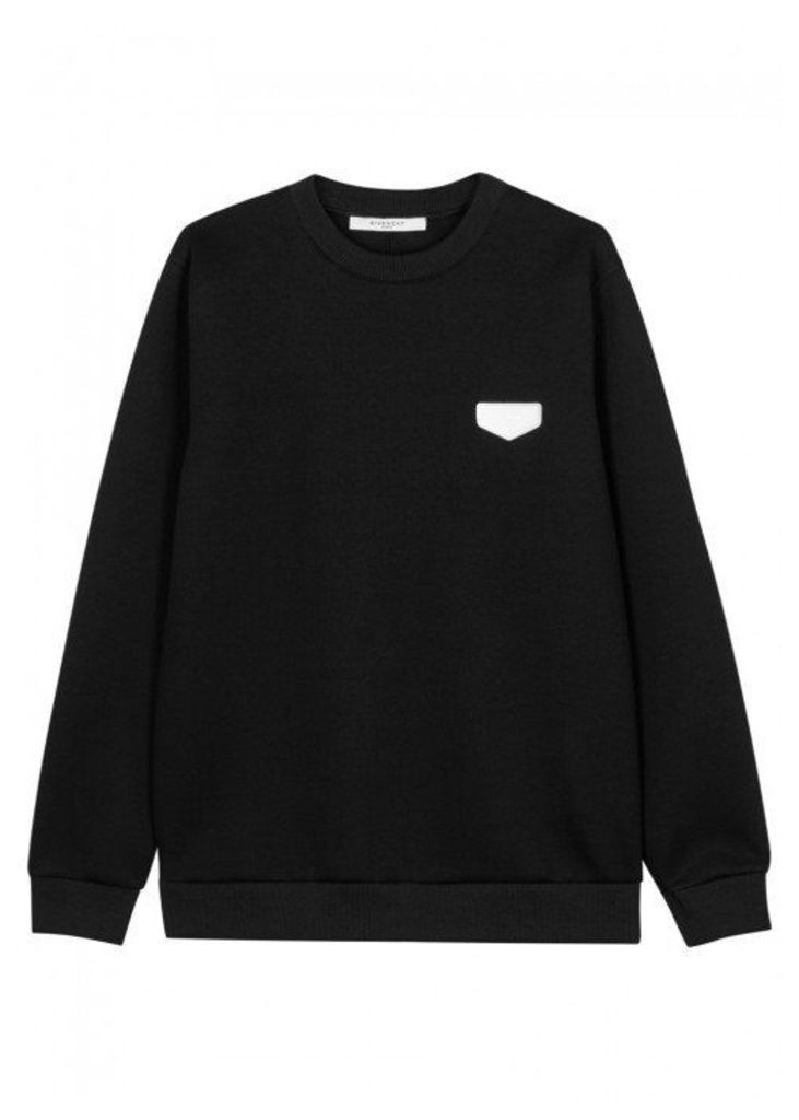 Givenchy Black Neoprene Sweatshirt - Size L