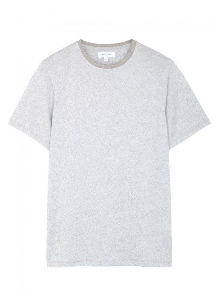 Soulland Airwrecka Grey Cotton Blend T-shirt - Size L