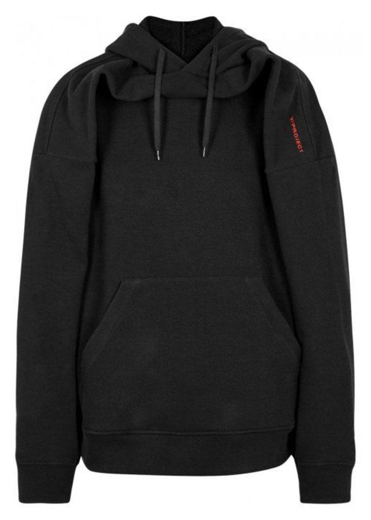 Y/Project Black Hooded Cotton Sweatshirt - Size M