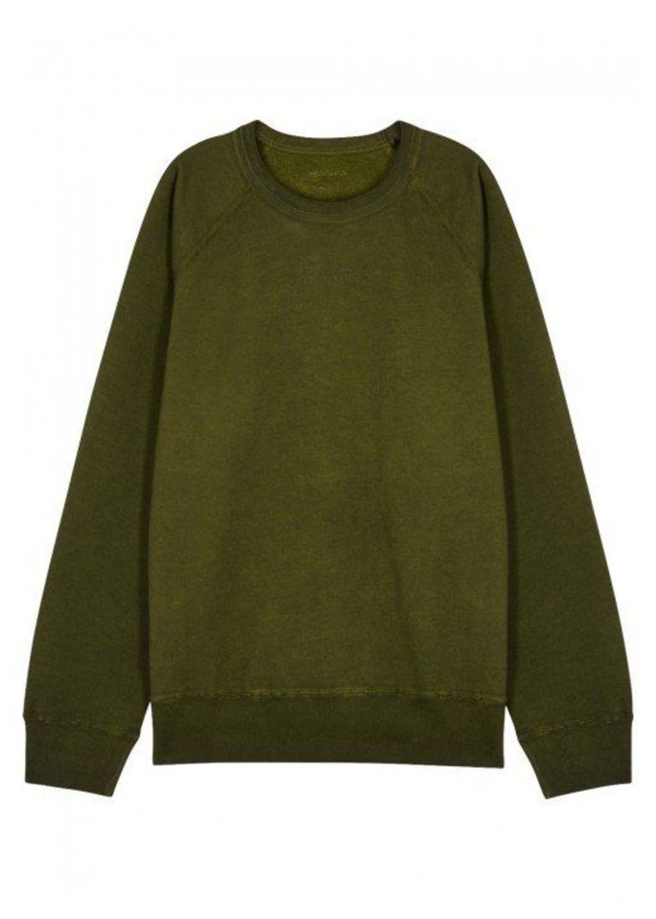 Our Legacy Green Reversible Jersey Sweatshirt - Size L
