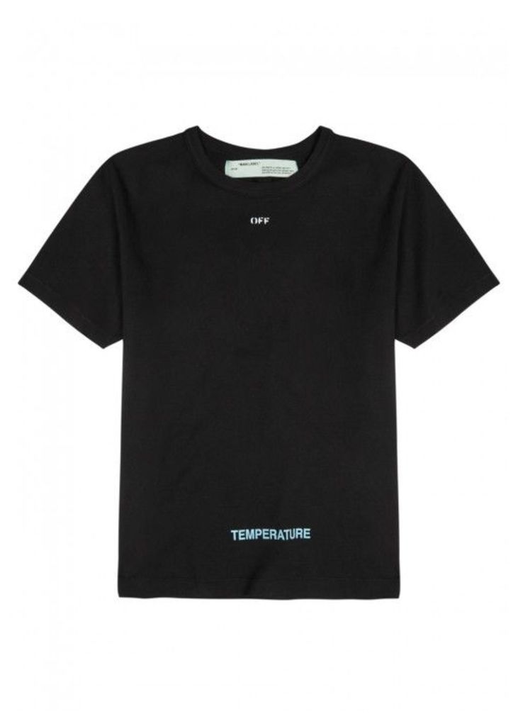 Off-white Temperature Slim Cotton T-shirt - Size L
