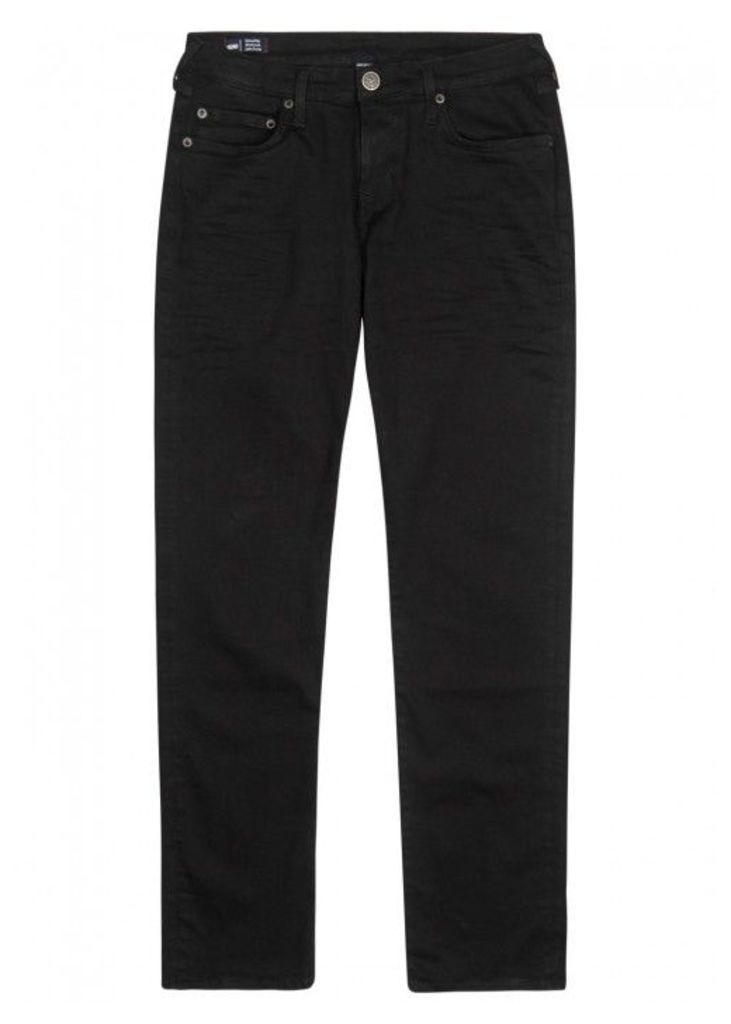True Religion Geno Black Slim-leg Jeans - Size W31/L32