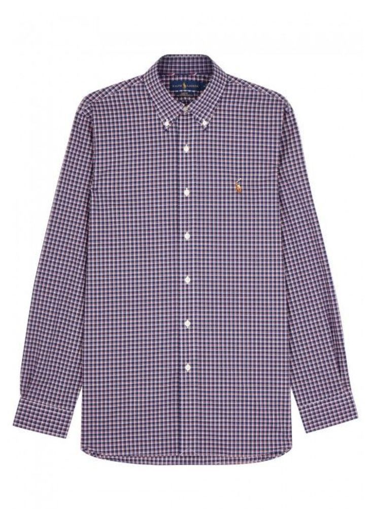Polo Ralph Lauren Checked Slim Cotton Shirt - Size L