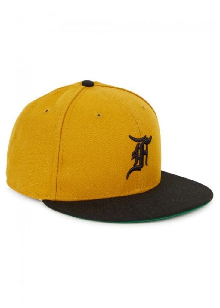 Fear Of God Embroidered Mustard Twill Cap