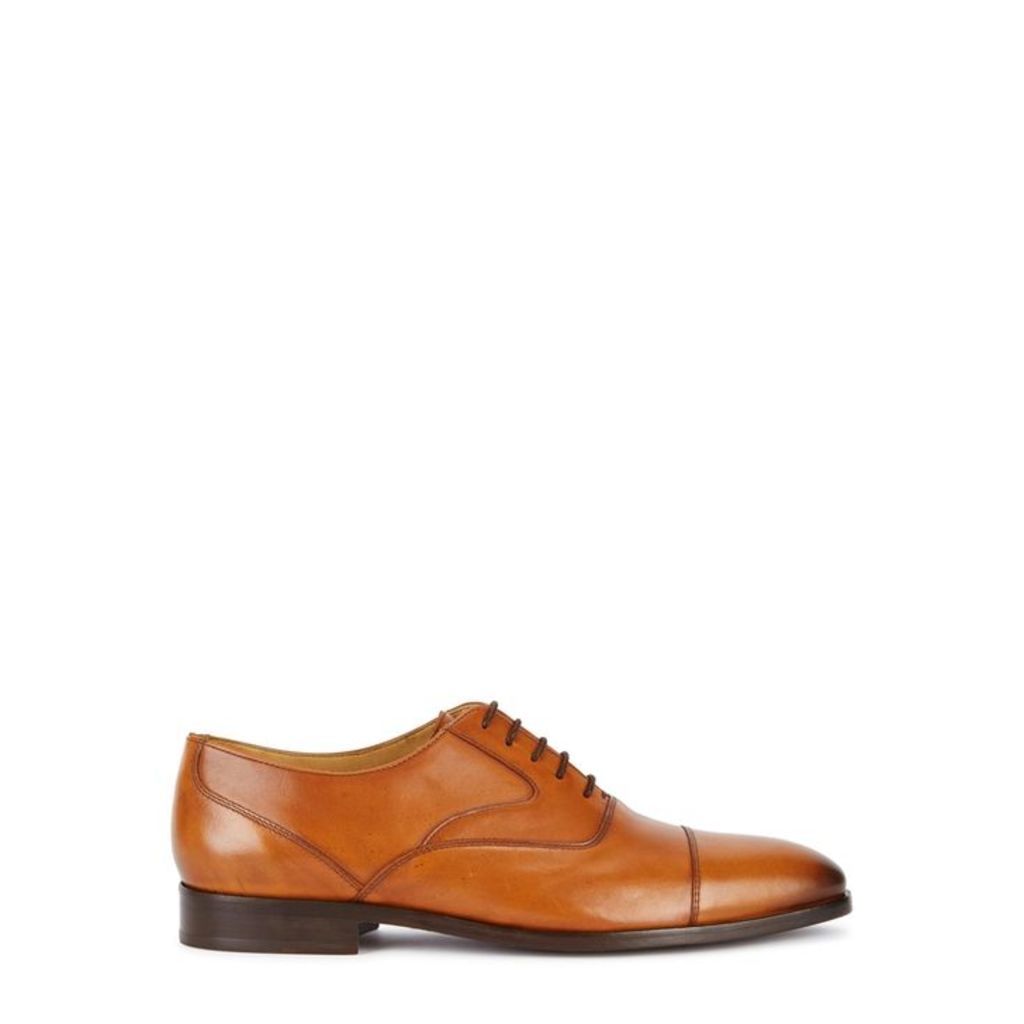 Paul Smith Tompkins Tawny Leather Derby Shoes