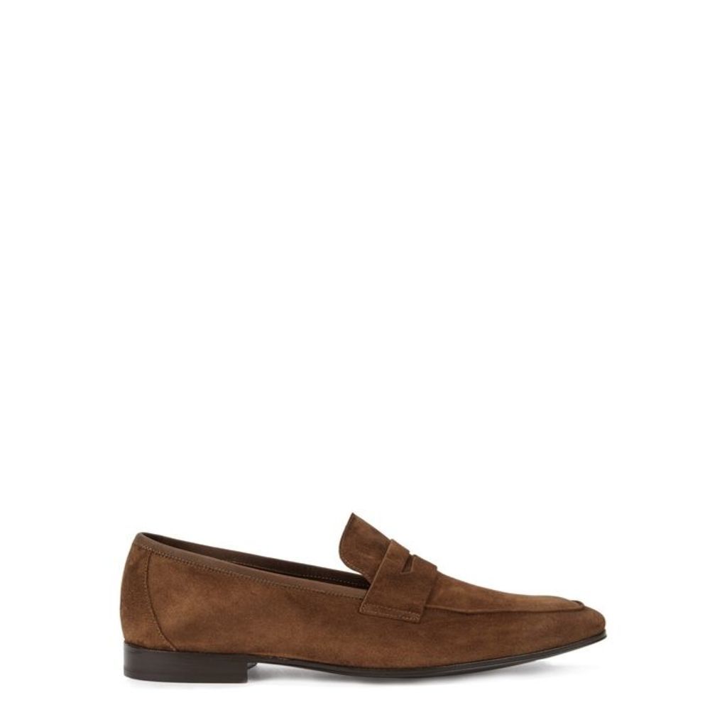 Paul Smith Glynn Brown Suede Loafers