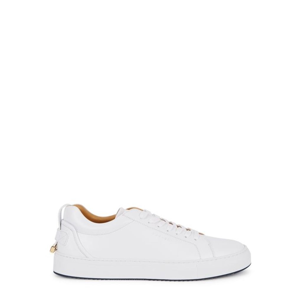 Buscemi Lyndon White Leather Trainers