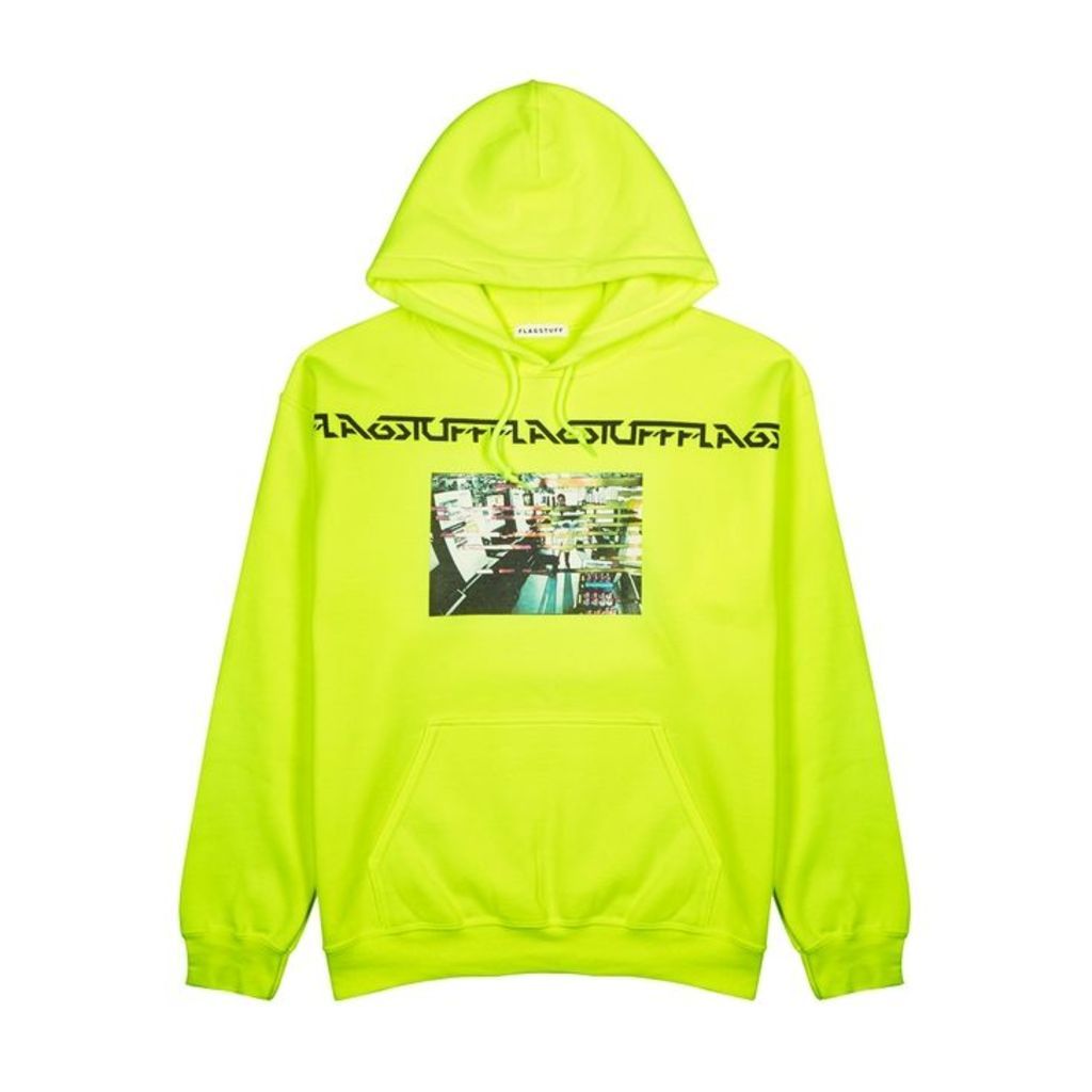 Flagstuff Neon Yellow Cotton-blend Sweatshirt