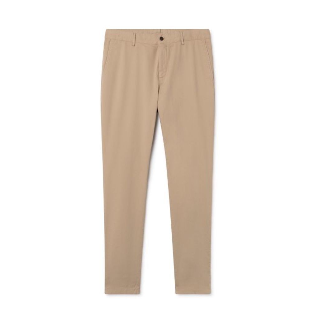 Hackett Garment-dyed Stretch Cotton Chino Trousers
