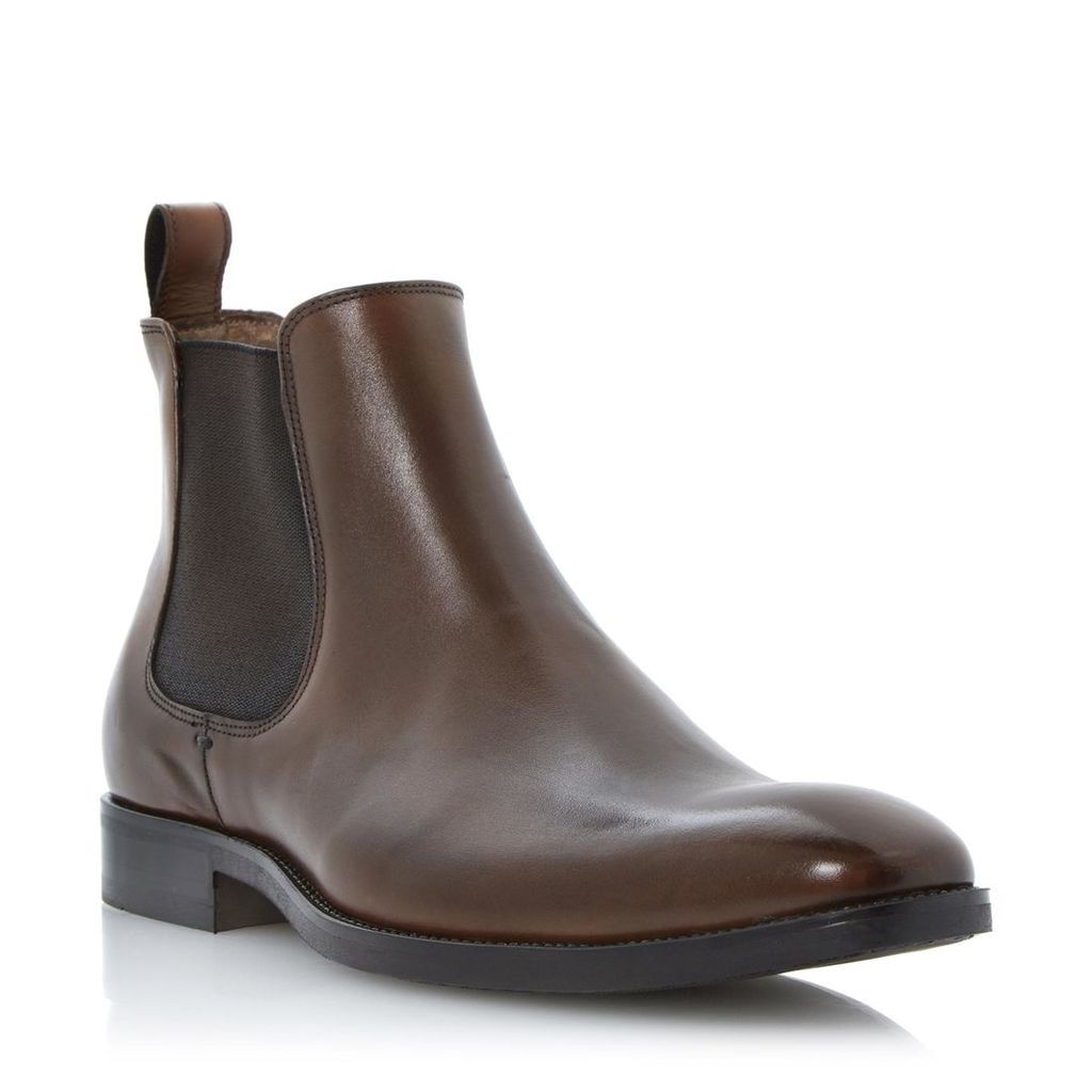 Cain Square Toe Leather Chelsea Boot