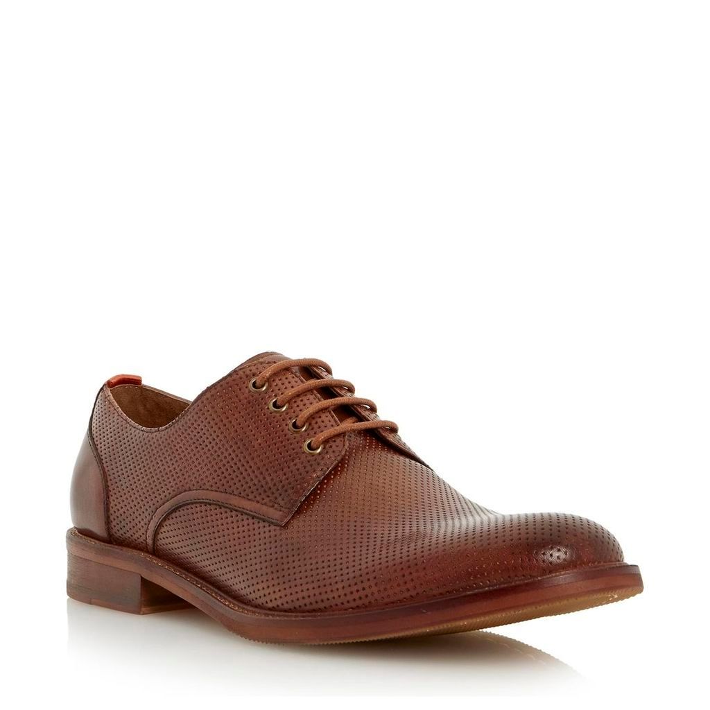 Rusty Perforated Leather Derby Shoe