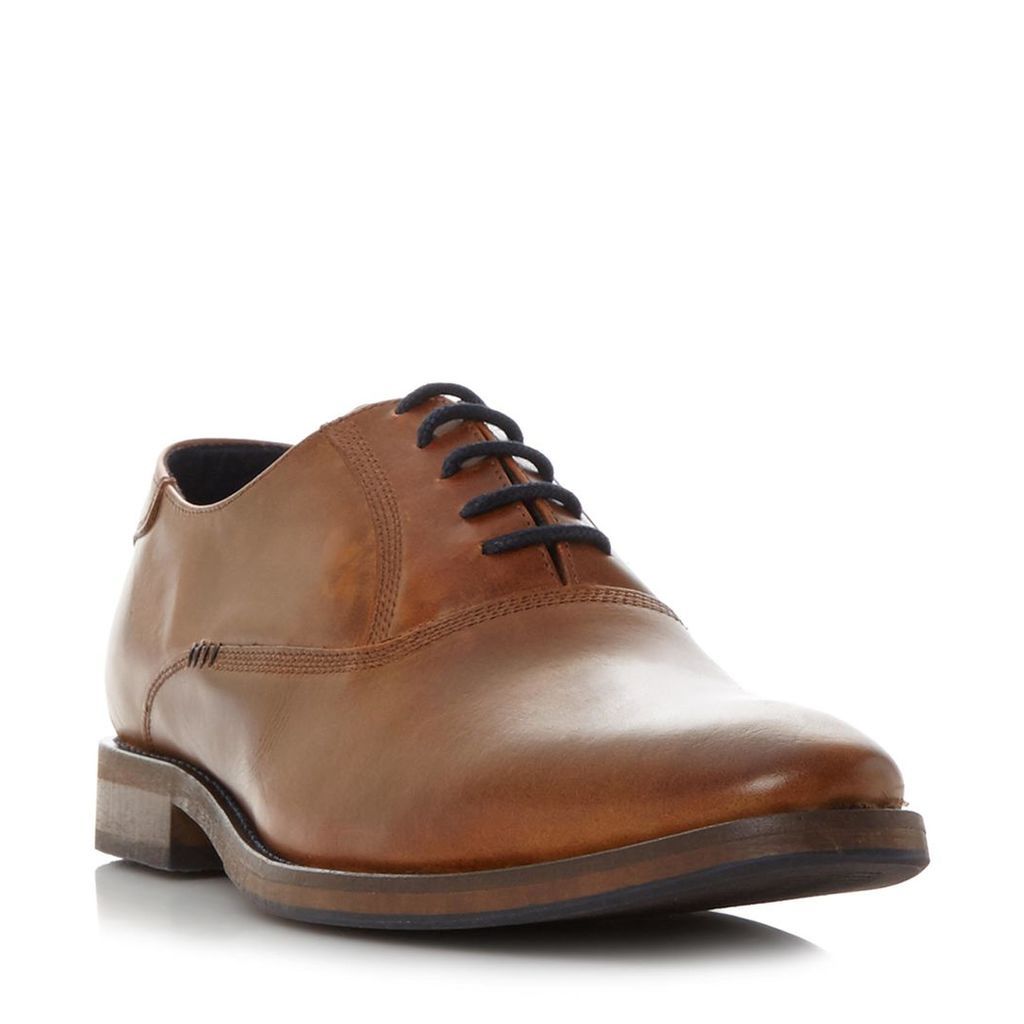 Barber Stitch Detail Leather Oxford Shoe