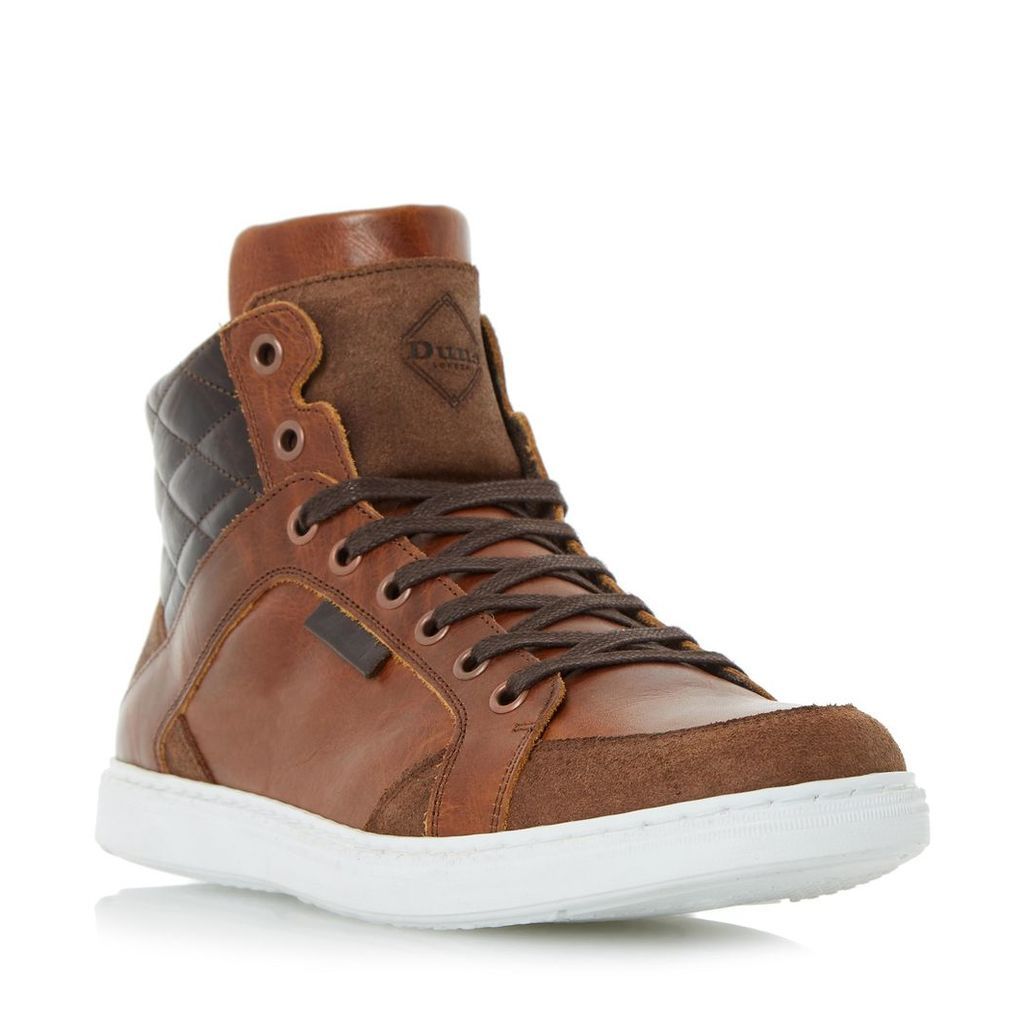 Sherlock Quilted Collar High Top Trainer