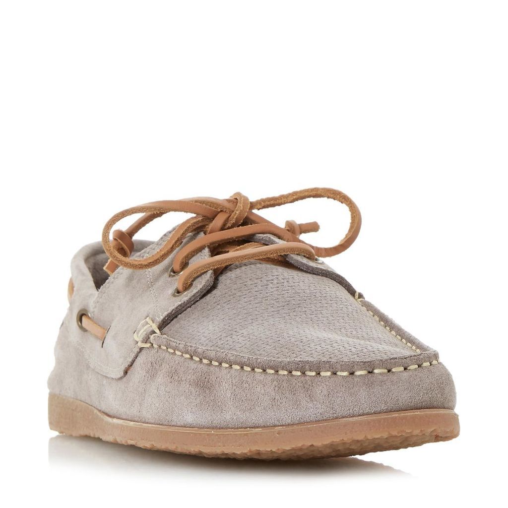 Beach House Suede Lace Up Boat Shoe