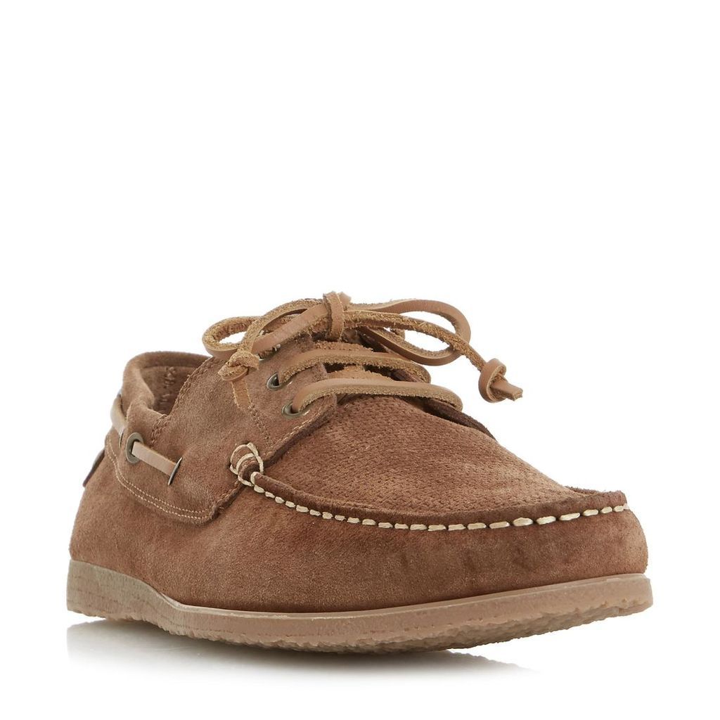 Beach House Suede Lace Up Boat Shoe