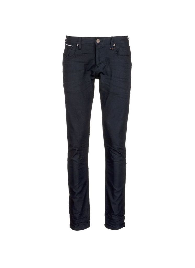 'Lot 22 Tye' slim fit selvedge jeans