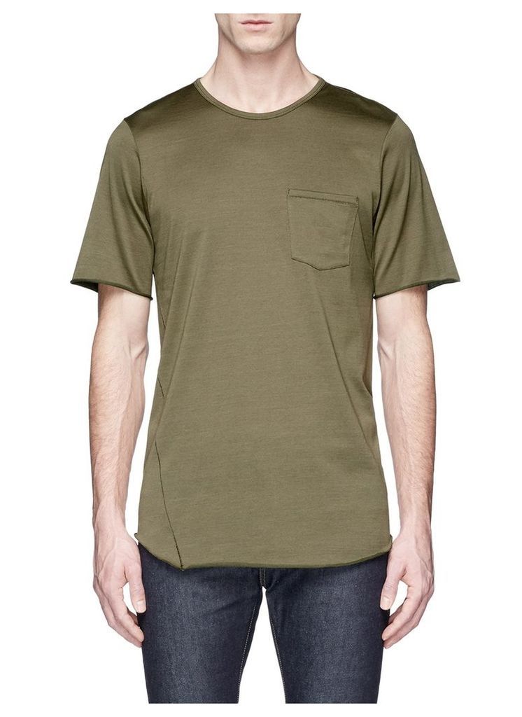 'Combat' mercerised cotton T-shirt