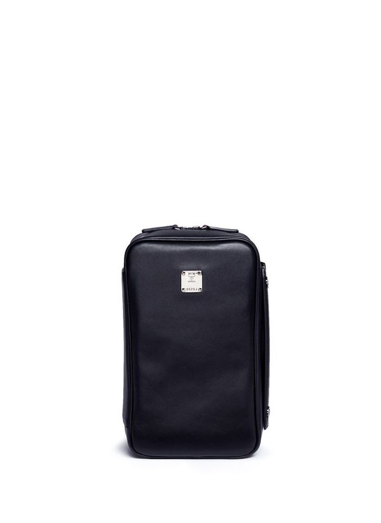 'Jet Pack' leather modular box bag