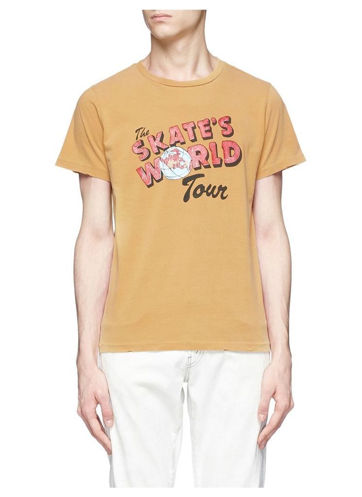 'The Skate's World Tour' print T-shirt