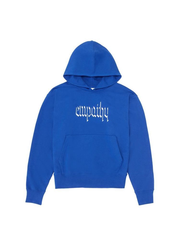 'Empathy' embroidered unisex hoodie