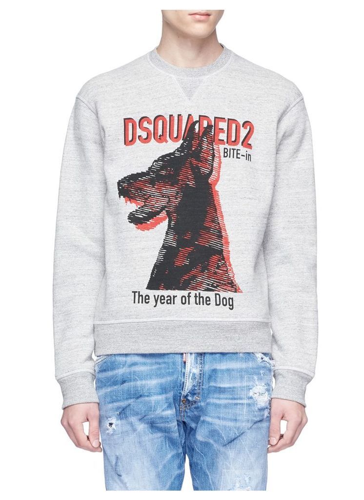 'The Year of the Dog' print sweatshirt