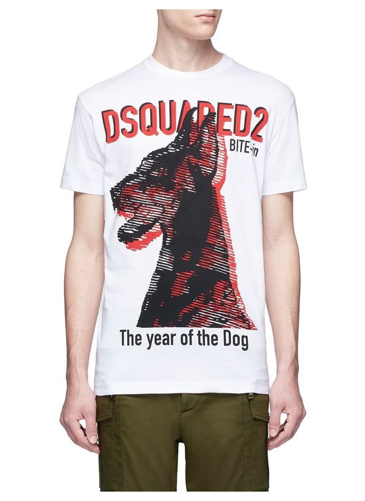 'The Year of the Dog' print T-shirt