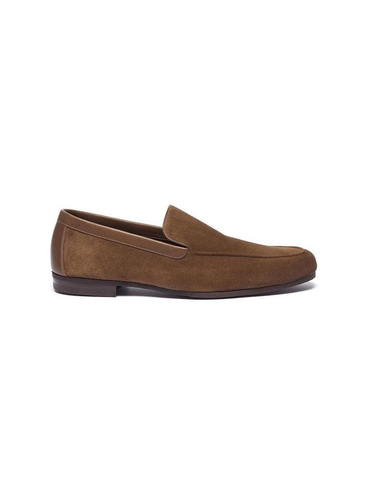 'Tyne' suede loafers