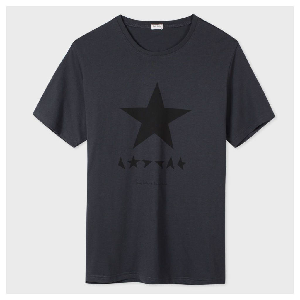 Paul Smith For David Bowie - Navy ★ (Blackstar) Print T-Shirt