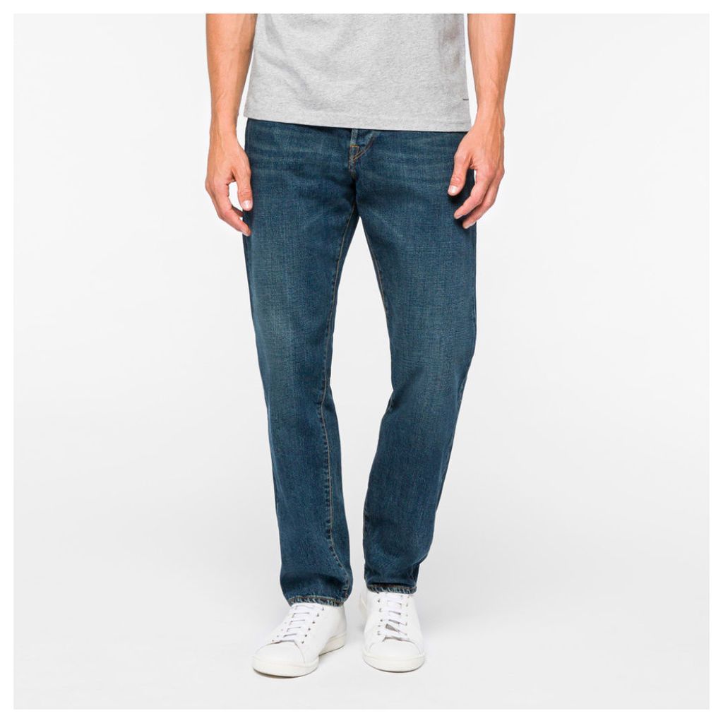 Men's Classic-Fit Dark-Wash Jeans