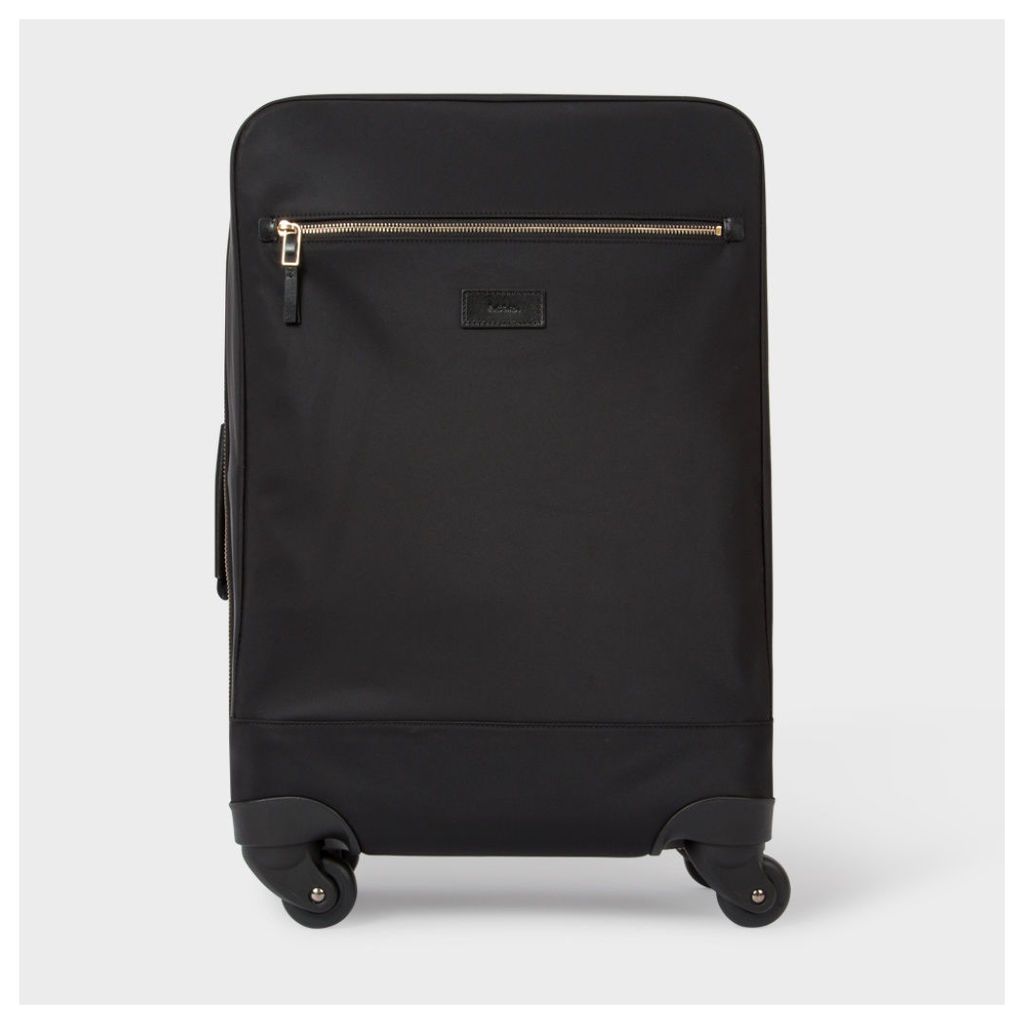 Men's Black Nylon 'City Webbing' Trolley Suitcase