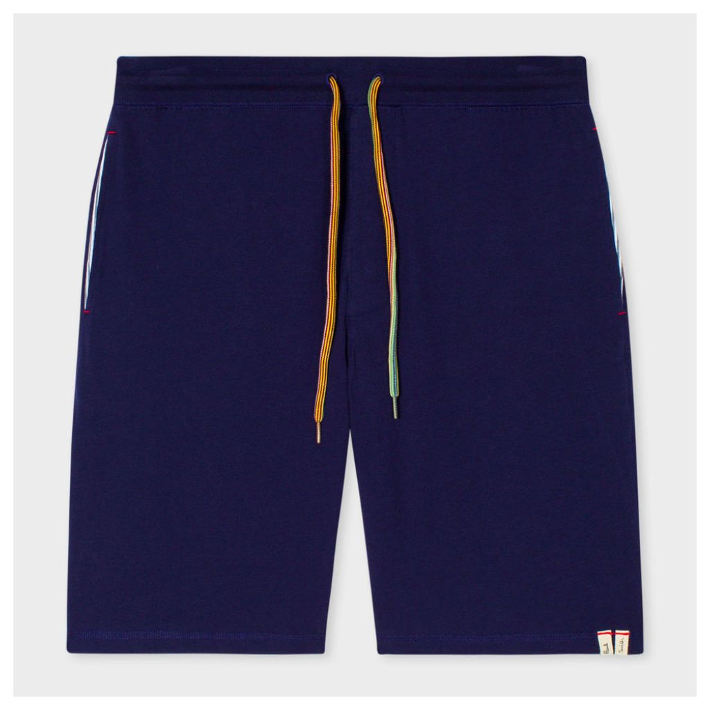 Men's Navy Jersey Shorts