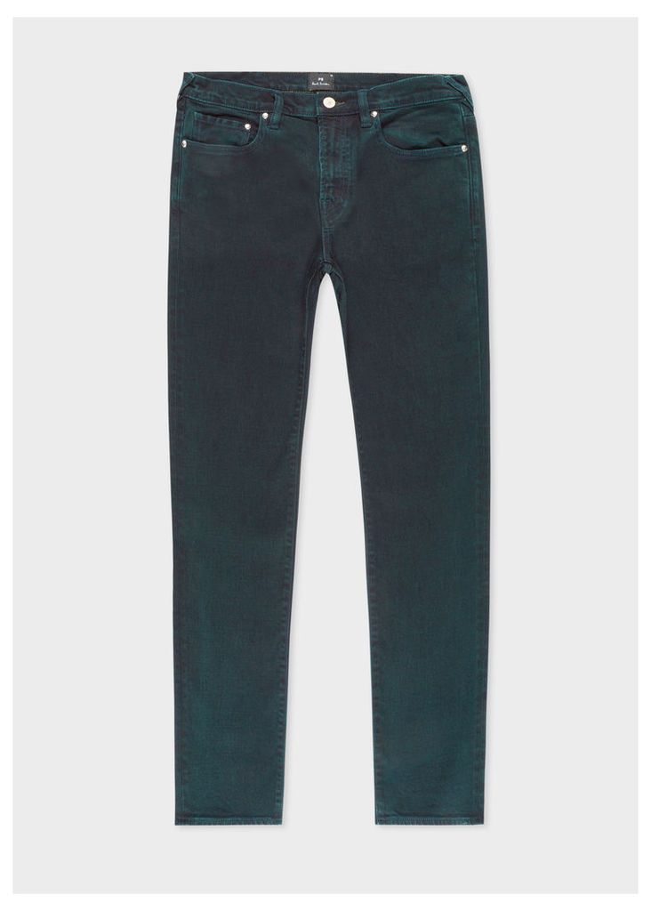 Men's Slim-Standard Navy 11.8oz 'Super Soft Cross-Hatch' Jeans