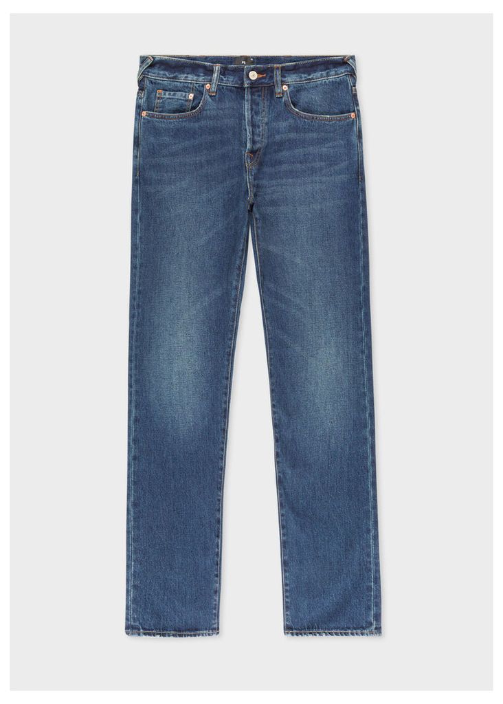 Men's Classic-Fit Dark Wash 12.5oz 'Rigid Western Twill' Jeans