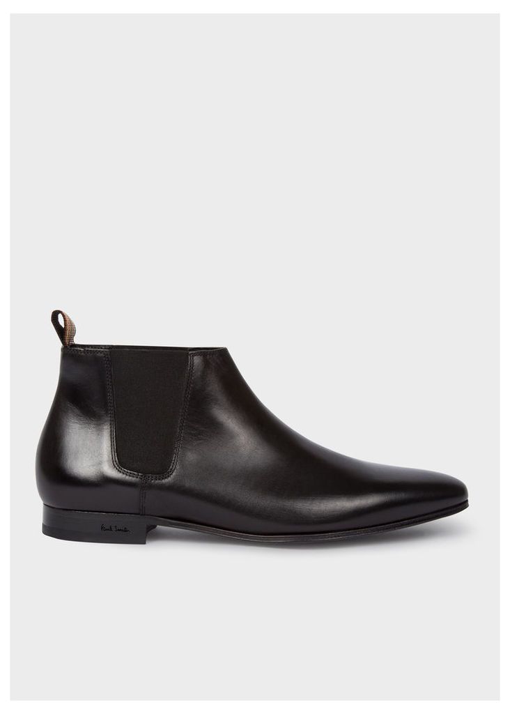 Men's Black Calf Leather 'Marlowe' Chelsea Boots