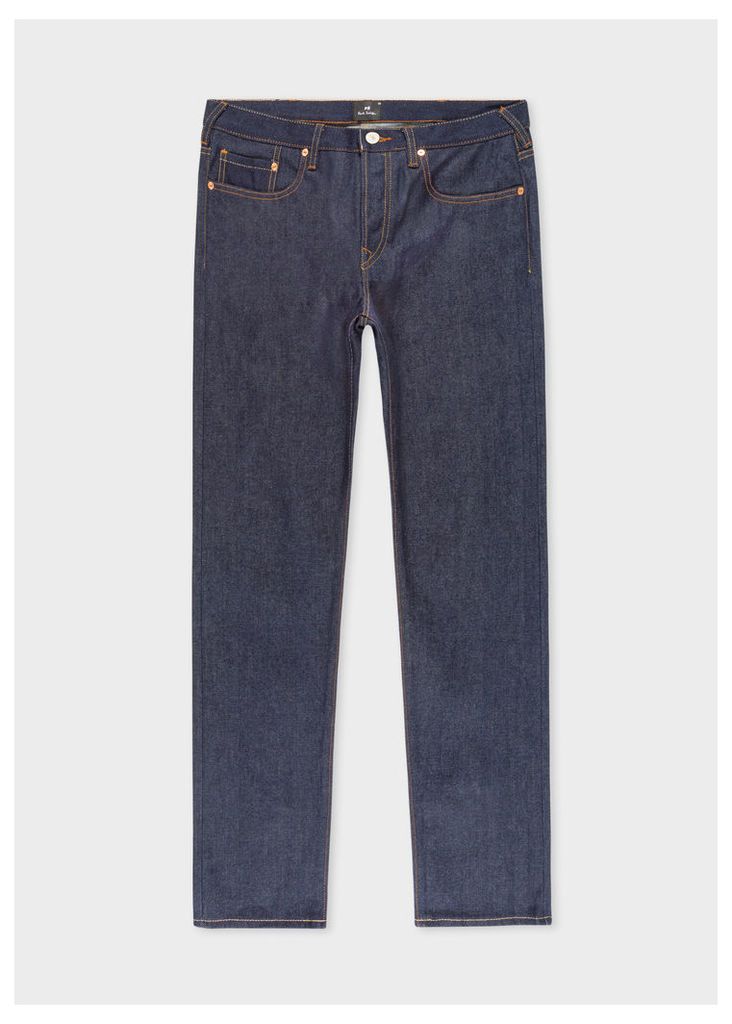 Men's Tapered-Fit 12.5oz 'Rigid Western Twill' Indigo Denim Jeans