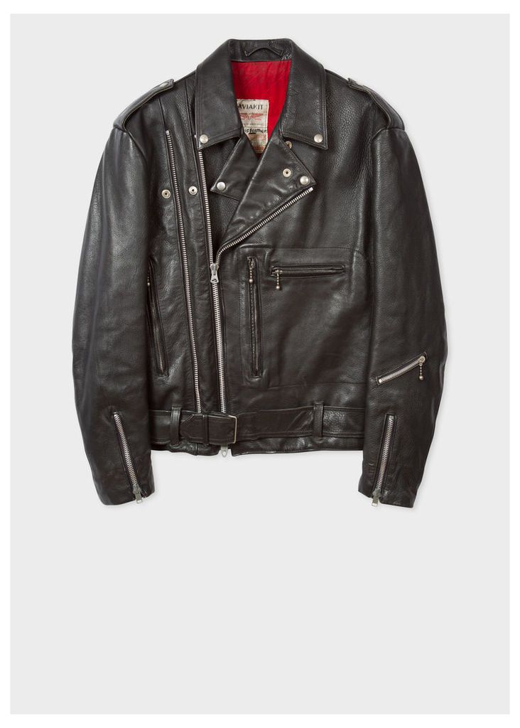 Robert Del Naja Custom Leather Jacket