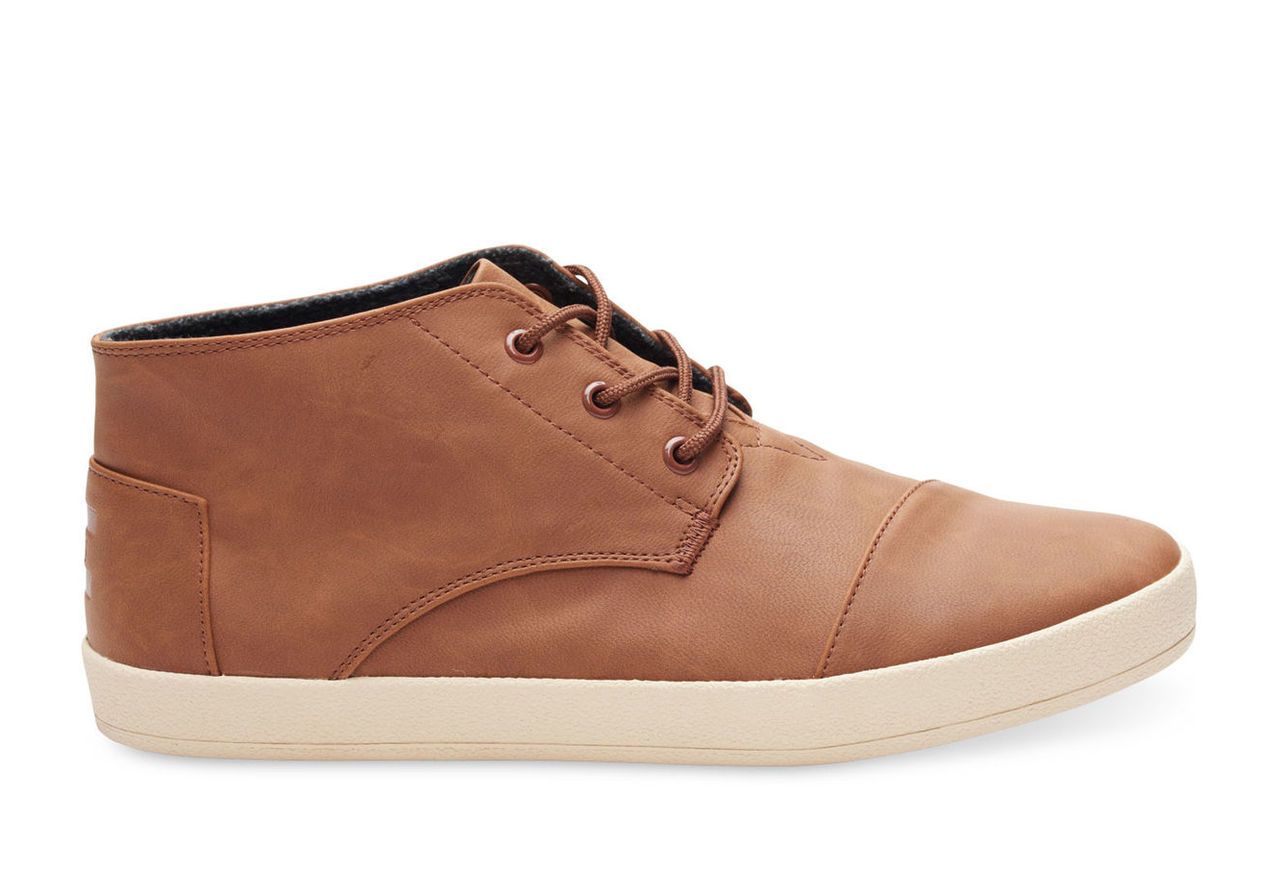 Dark Earth Synthetic Leather Men's Paseo Mids