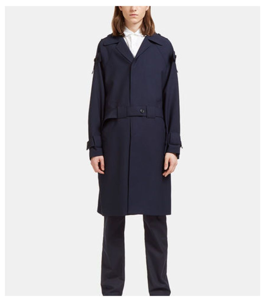 Buttoned Tab Trench Coat