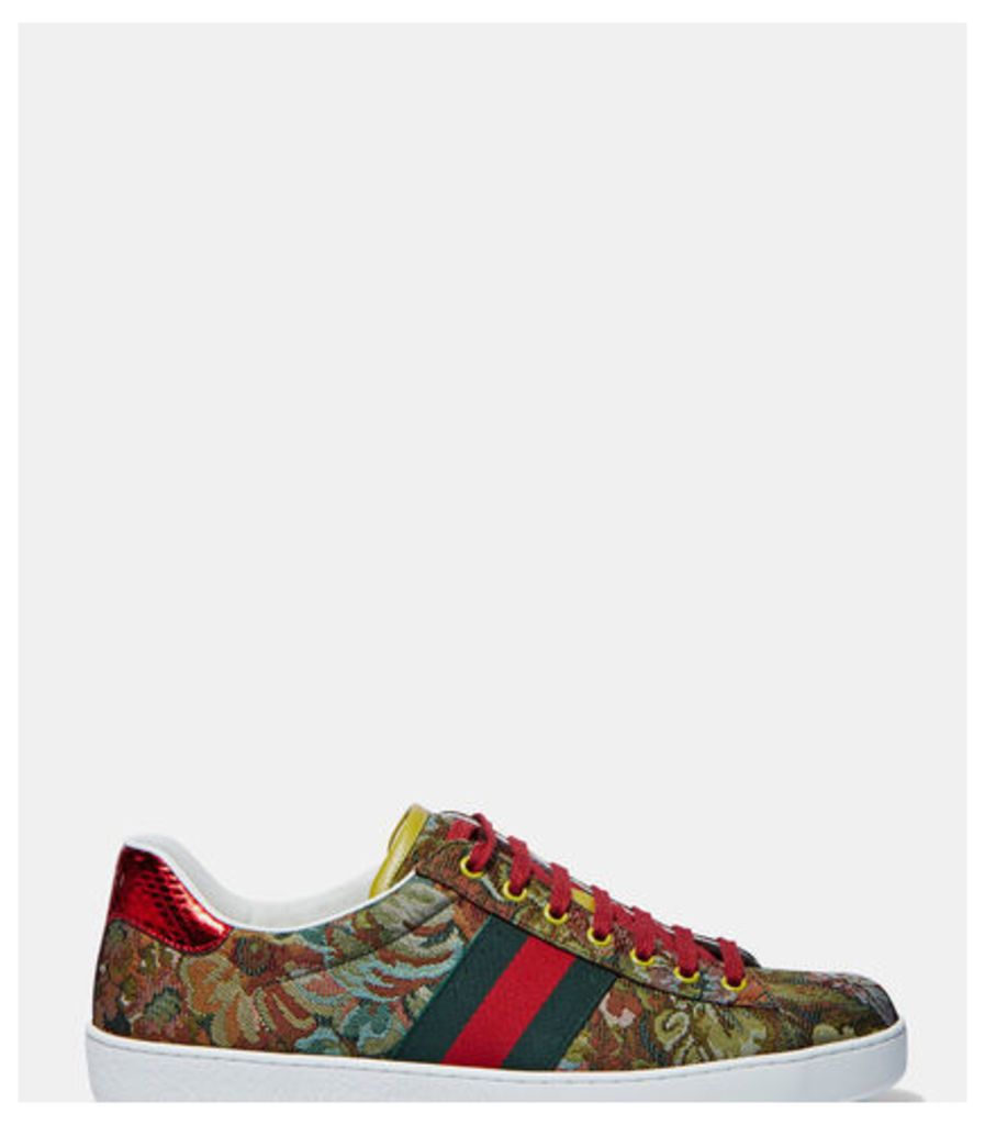 Floral Jacquard Sneakers